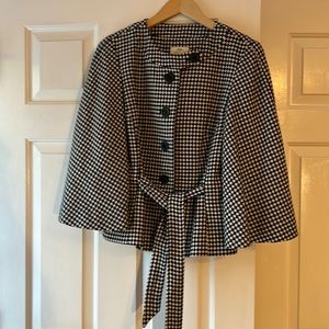 ANN TAYLOR Wool Houndstooth Jacket